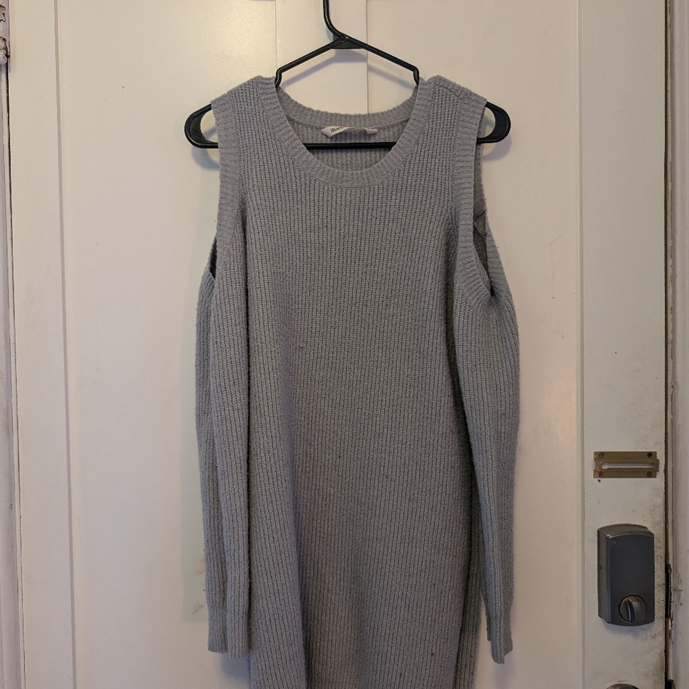 Bluenotes cold shoulder sweater dress